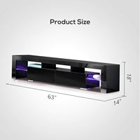 Dernier modèle de console de jeux vidéo TV moderne pour centre de divertissement mobilier de salon meuble TV avec éclairage