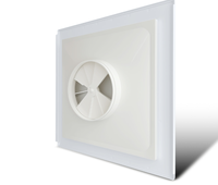 Diffuseur de ventilation à vortex rond réglable pour climatiseur industriel moderne, pour usage extérieur