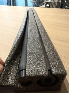 Perche <span class=keywords><strong>de</strong></span> nettoyage télescopique en fibre <span class=keywords><strong>de</strong></span> carbone pour l'entretien des toitures avec longueurs personnalisées et compatibilité des brosses - Product Image 4
