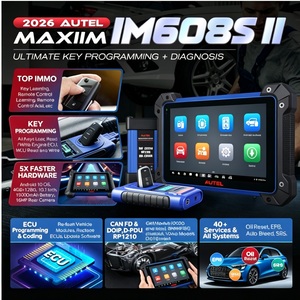เครื่องมือช่างกุญแจมืออาชีพสำหรับ MaxiIM IM608S II OBD Wi-Fi โปรแกรมเมอร์กุญแจรีโมท  เครื่องสแกนวินิจฉัยยานยนต์ รับประกัน 1 ปี หน้าจอ <span class=keywords><strong>10</strong></span>.1 นิ้ว - Product Image 2