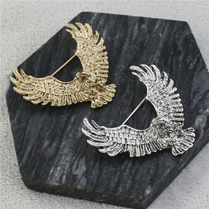 Trâm cài áo kiểu cổ điển châu Âu và Mỹ, hình đại bàng có cánh, logo thời trang, phù hợp với áo vest nam - Product Image 2