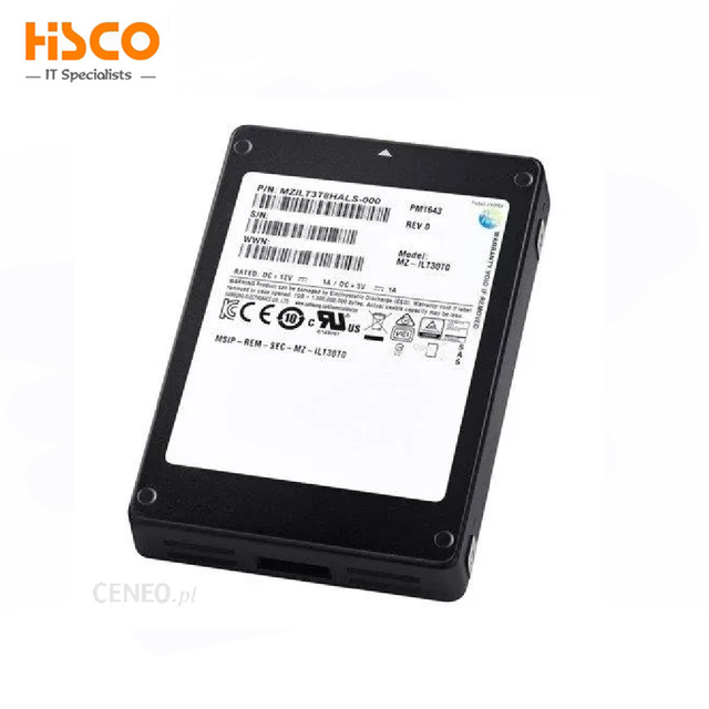 Original New MZILT3T8HALS-00007 for PM1643 Series 3.84TB SAS 12Gbps 2.5 Inch Enterprise Internal Solid State Drive SSD