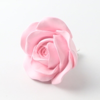 Diffuseur d'huiles essentielles en plâtre parfumé à la rose, en céramique de porcelaine rose, à clipser sur grille d'aération de voiture, désodorisant et diffuseur d'arômes