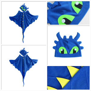 <span class=keywords><strong>Cape</strong></span> de dragon avec chapeau Costume de dragon sans dents <span class=keywords><strong>Cape</strong></span> Costumes d'Halloween Cosplay Costume de dinosaure - Product Image 5