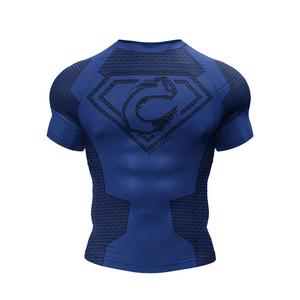 Maglietta all'ingrosso della compressione degli uomini del <span class=keywords><strong>film</strong></span> del supereroe 3d stampata maglietta sportiva della palestra magliette Cosplay costumi di atletica - Product Image 4