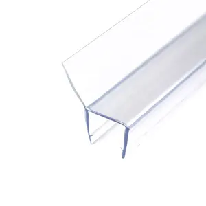 Gummi Wasserdichte PVC glas tür dichtung streifen Für 8-10mm dusche glas