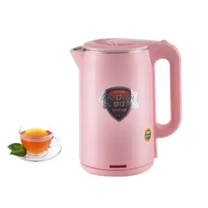 Hervidor de agua eléctrico, electrodomésticos de cocina, color rosa, 2022 W, 2 L, 1500