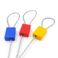 Sello de Seguridad Personalizado con Cable de Acero y Material de Metal+ABS, Impresión Láser para Contenedores y Aplicaciones Ferroviarias