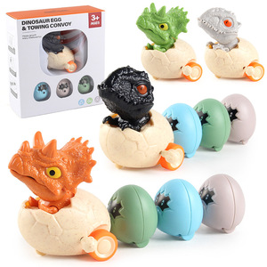 New Interactive Plastic Pull Back Dinosaur <b>Egg</b> Train Car <b>Toy</b> for Kids Ages 2-13 - Product Image 5