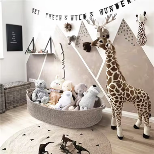 Moderno Cesta <span class=keywords><strong>De</strong></span> Ratan Con Forro Cestas Decorativas Con Agitadoras Madera Mango Juguete Ganchillo Cambio <span class=keywords><strong>De</strong></span> <span class=keywords><strong>Bebe</strong></span> <span class=keywords><strong>Moises</strong></span> Asas - Product Image 5