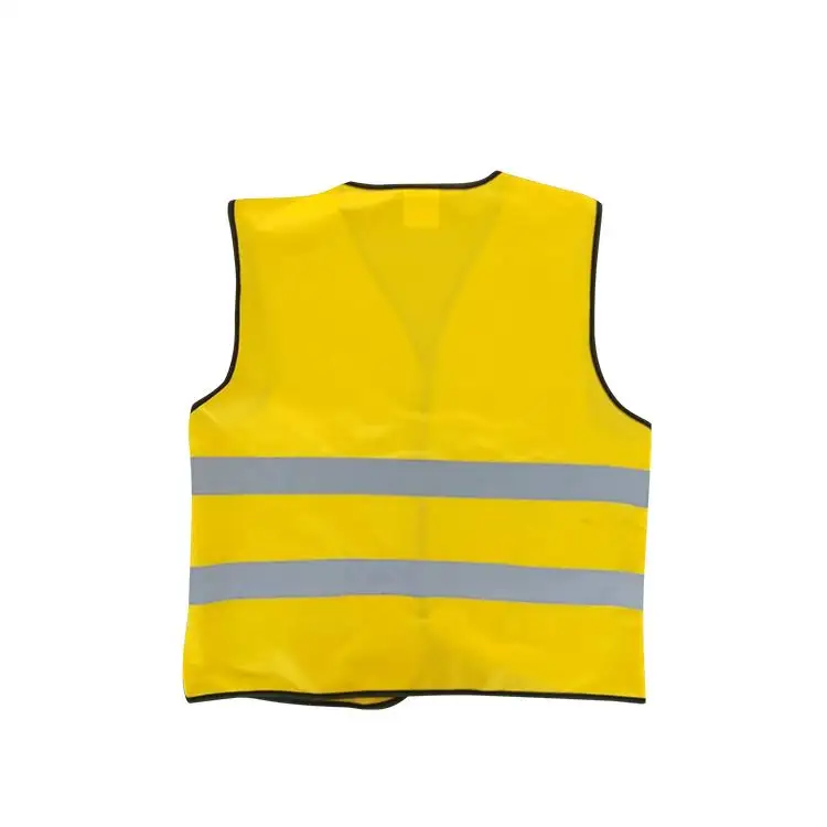 Chaleco de seguridad para construcción, Logo personalizado reflectante, impreso, con bolsillo
