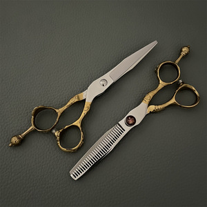 Ciseaux de coiffure professionnels 6 pouces, ciseaux à effiler en acier inoxydable pour droitiers, outils de beauté et de barbier - Product Image 4