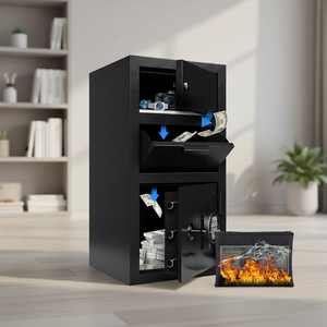 صندوق تخزين متعدد الطبقات من الفولاذ بالكامل، آمن ومضاد للسرقة، يعمل بالعملة المعدنية، للاستخدام التجاري عبر الحدود بين أوروبا وأمريكا على موقع إيباي، مناسب للشركات - Product Image 5