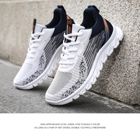 Haute qualité respirant Net chaussures Durable hommes baskets à lacets chaussures de course chaussures de mode homme chaussures Cool décontracté Zapatos nouveau