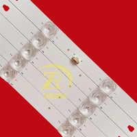 Fournisseur chinois de bandes LED pour téléviseurs ZR-1619, JVC LT-43M450 LT-43M650 pour LED43D10A-01 LED43D10A-ZC14FG-07, bande LED pour téléviseur
