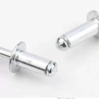 Rivets à tirer en aluminium et fer, à tête ronde et à tête fraisée, DIN7337