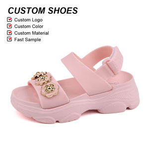 Sandali da spiaggia OLICOM personalizzabili con logo, alla moda, per bambine, casual, con punta aperta, traspiranti, antiscivolo, leggeri. - Product Image 3