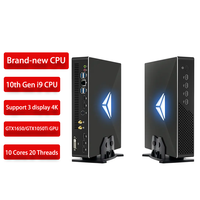 PC para Juegos de Diseño Moderno, Intel de 10.ª Generación, 10 Núcleos, 4K, Pantalla Múltiple, I3 I5 I7 I9 Mini PC GTX1050ti GTX1650 GDDR6 para Juegos en 3D