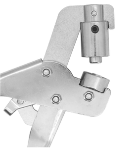 Yeni yumruk pense taşınabilir kuşgözü pense seti 20 alüminyum halkalar 10mm PVC afiş için brandalar karton - Product Image 6