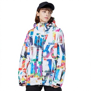 Chaqueta de Esquí para Mujer, Colorida, Impermeable, Transpirable, Cortavientos, Ropa de Abrigo para Snowboard, Ropa Deportiva de Invierno - Product Image 4