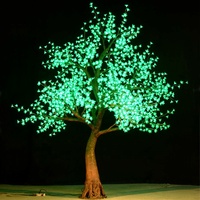 Großhandel IP65 Wasserdichter Outdoor-Weihnachts-Hochzeits-Feiertags-Dekorations-Kunstbaum mit LED-Kirschblüten-Beleuchtung