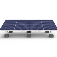 Système de montage solaire au sol Structure de montage de panneau solaire avec supports pour une collecte efficace de l'énergie solaire