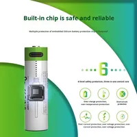 Baterai Lithium Pengisian Cepat Tipe-C Port 14500 3.7V AA Kapasitas Besar untuk Alat Cukur & Senter Buatan Cina