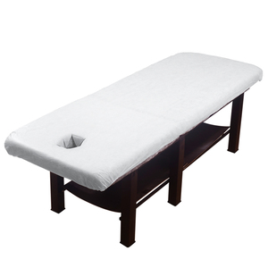 Cubrecama Desechable Transpirable de Tela No Tejida, Resistente al Aceite y al Polvo, con Orificio Especial para Camillas de Masaje en Salones de Belleza - Product Image 1