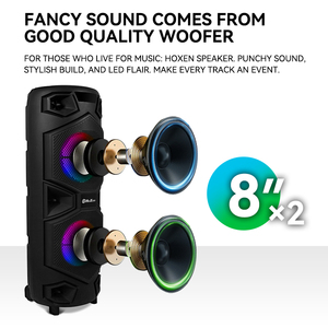 Kép 8 Inch Đảng Loa Với Pin Mạnh Mẽ Điều Khiển Từ Xa Không Dây Microphone Gia Đình Karaoke Loa - Product Image 5