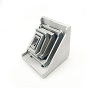Connecteur d'angle en aluminium moulé sous pression en forme de L pour profilés en aluminium 2020 3030 4040 4545 6060 8080 9090 pour cadres à rainures en T