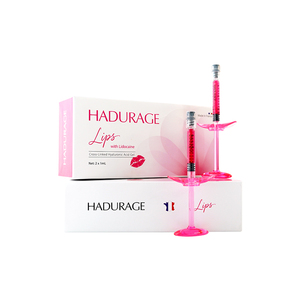 <span class=keywords><strong>Injection</strong></span> de comblement des lèvres professionnel Hadurage 2x1ml - Comblement dermique rouge pour des lèvres pulpeuses et une hydratation profonde - Product Image 4