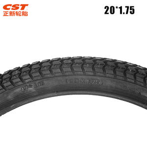 Neumático de bicicleta Cst Cheng Shin de 20 pulgadas 20X1.75 plegable para bicicletas plegables con banda de rodadura ranurada - Product Image 5