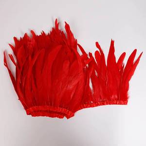 Passamaneria Decorativa in Piume Morbide Tinte da 10-12 Pollici con Nastro in Tessuto per Accessori <span class=keywords><strong>Maschera</strong></span> da Ballo in <span class=keywords><strong>Maschera</strong></span> e Decorazioni per Feste - Product Image 2