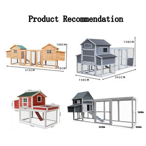 Chuồng gà gỗ cao cấp WoodVille, chống thấm, kiểu nhà nông thôn, dành cho sân sau, ngoài trời - Product Image 6