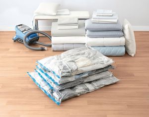 Sacco Sottovuoto di Alta Qualità per Imballaggio Vestiti e Viaggio, Busta di Compressione con Pompa Salvaspazio - Product Image 3