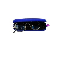 Étui à lunettes en EVA avec fermeture éclair personnalisé avec logo d'usine Xinhe, léger et portable, boîte de rangement pour lunettes de lecture et de soleil