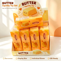 Jouets en Gros : Bâtonnets de Beurre Moelleux, Blocs de Construction en Forme de Fromage, Jouets Anti-Stress en TPR Souples à Presser pour Soulager l'Anxiété