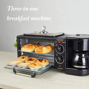 Horno Tostador Eléctrico Multifunción 3 en 1 de 9L en Stock, Máquina para Desayunos para Cocina Doméstica - Product Image 5