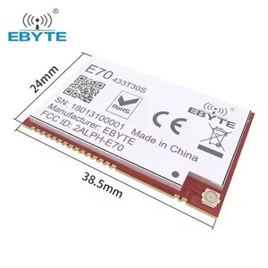 Ebyte ODM E70-433T30S CC1310 UART โมดูลส่งสัญญาณแบบโปร่งใส 433MHz 30dBm 6km ฟังก์ชั่น RSSI การพัฒนาขั้นที่สองของ ModBus - Product Image 2
