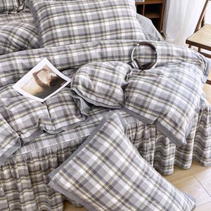 Juego de funda nórdica de microfibra suave Reversible Flora Design-E Juego de cama Funda nórdica Sábana Funda De Almohada Juego de cama - Product Image 3