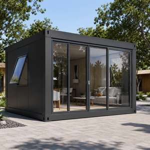 Conteneur préfabriqué moderne et portable, personnalisé en usine, résidentiel modulaire mobile, extérieur, écologique, certifié CE, chambre d'hôtel - Product Image 5