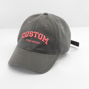 Gorras de Béisbol Personalizadas con Logotipo Bordado al por Mayor, Gorras de 6 Paneles Lisas con Visera Curva, de Color Sólido, de Algodón, Deportivas, de Alta Calidad - Product Image 1