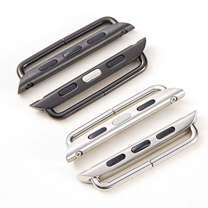 Conector de correa de reloj Adaptador de acero inoxidable Conexión de metal reemplazable Correa de reloj Compatible con <span class=keywords><strong>Apple</strong></span> <span class=keywords><strong>Watch</strong></span> Band 38-49mm - Product Image 2