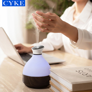 CYKE-difusor de Aroma eléctrico, humidificador de aceites esenciales de grano de madera, lámpara de ambiente marrón oscuro, difusor de Aroma de diseñador 812 - Product Image 2