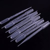 Pasteurisation 1ml 2ml 3ml 5ml 10ml Transfert compte-gouttes PE Parfum 3ml Pipettes en plastique jetables pour laboratoire scientifique