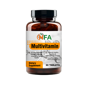 Tabletas Multivitamínicas OEM ODM con Vitamina, Biotina, Niacina y Cobre que Favorecen la Función Cognitiva, Cardiovascular y la Presión Arterial - Product Image 1