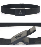 Ceinture tactique élastique de luxe décontractée en alliage et nylon pour hommes, idéale pour l'extérieur – Vente en gros