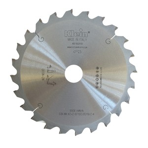 Hoja de sierra circular KLEIN HW D = 216 D = 30 B/C = 3,0/2,0 AB216.04830 48 dientes Acero de alta velocidad Diente soldado de alta frecuencia ATB TCT - Product Image 1