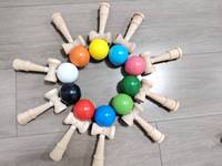 Jeu traditionnel de Kendama en bois, jouets éducatifs interactifs pour les parents, les enfants et les personnes âgées, cadeaux en bois