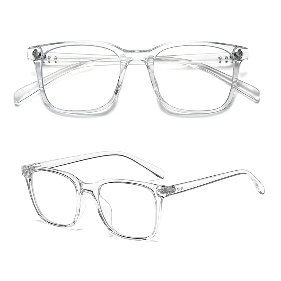 Gratis Monster 2022 Transparant Clear Wit Oranje Kleur Mode Brillen Eyewear Monturen Bril